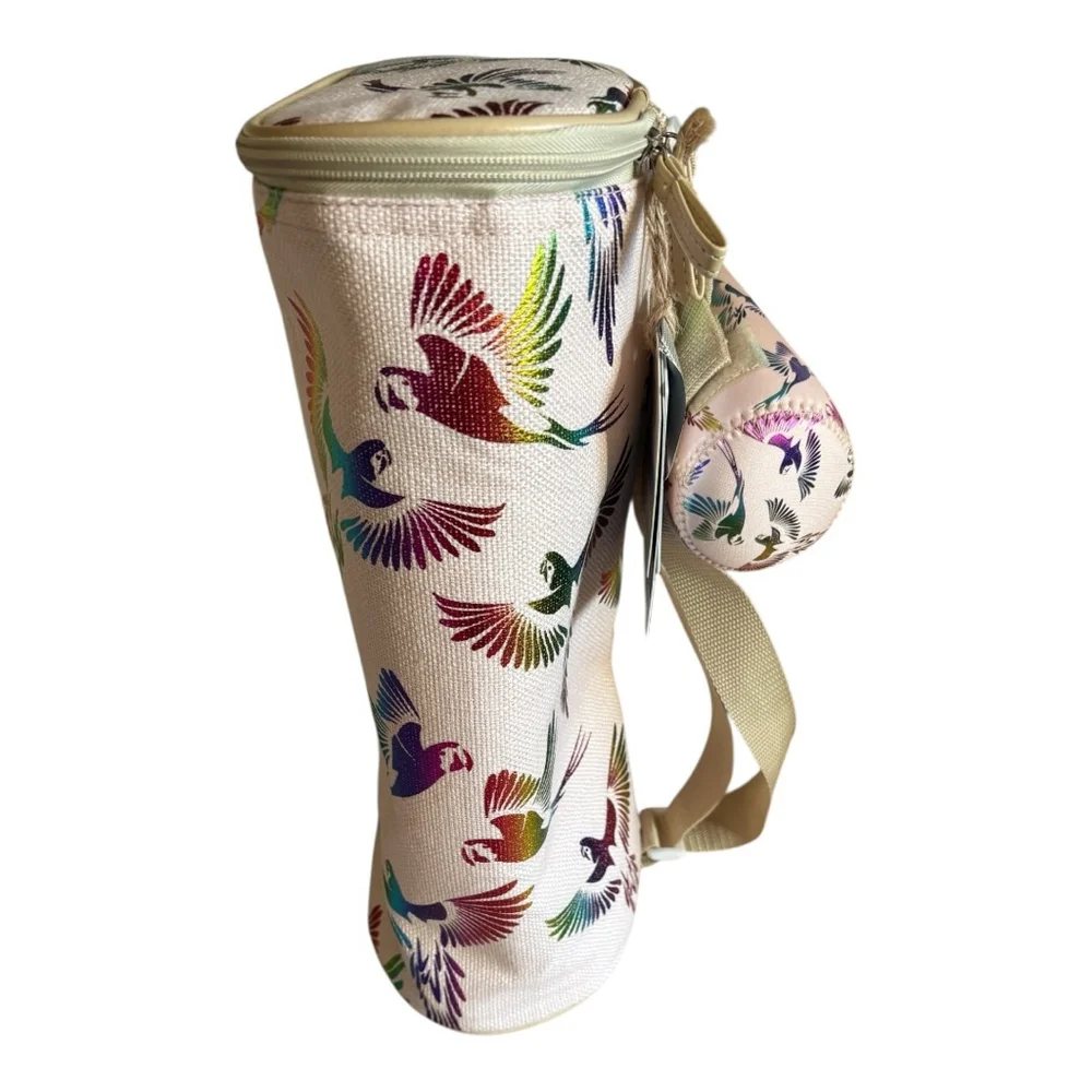 Natural Elements Beige Parrot Insulated Bag & Bottle Holder One Size - Picture 3 of 5